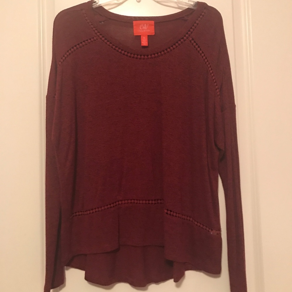 Burgundy Sweater